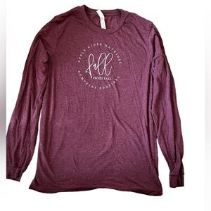 Custom Fall Sweet Fall Long Sleeve T Shirt | Bella Canvas‎ Medium